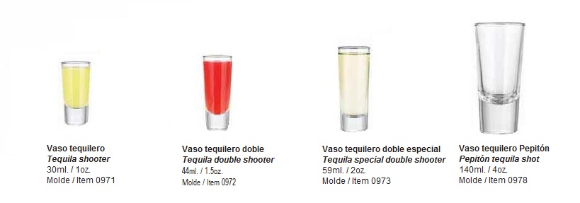 Vaso tequilero